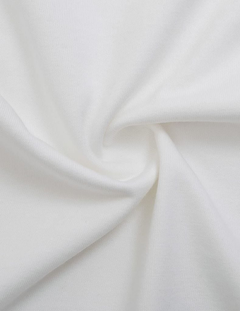 Áo T-shirt ngắn tay nam cổ tròn bo rib in cao su trước ngực