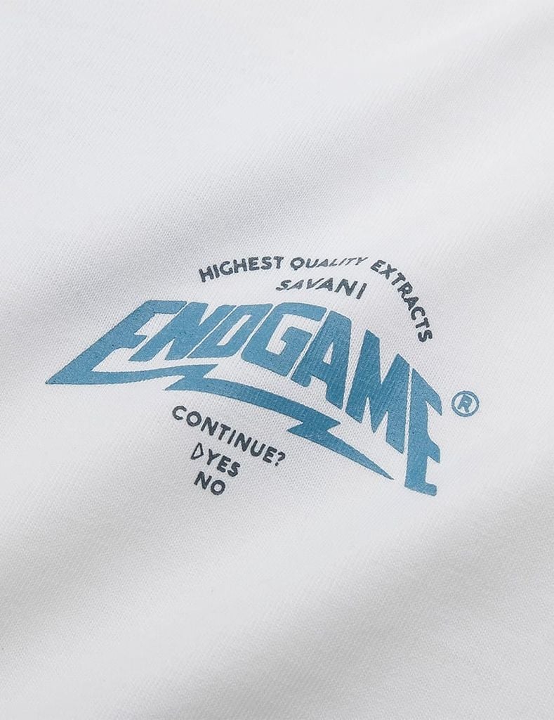 Áo T-shirt ngắn tay nam cổ tròn bo rib in cao su trước ngực