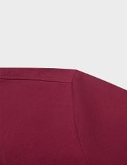 Áo t-shirt nam cổ bo rib in cao su trước ngực