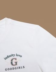 Áo t-shirt nam cổ bo rib in cao su trước ngực