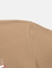 Áo T-shirt nam cổ bo vải rib hình in trước ngực