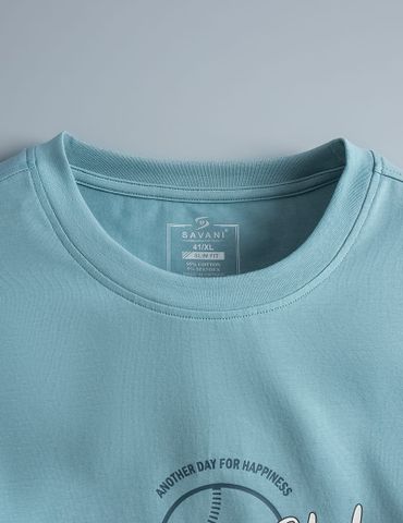 Áo thun dài tay nam cổ tròn MTF004W4