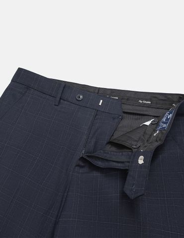 Quần âu nam dáng ôm cạp thường