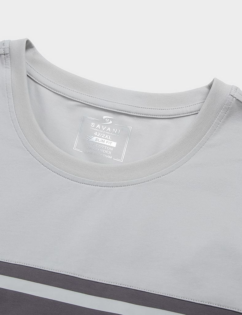 Áo phông ngắn tay cổ tròn MTS007S4