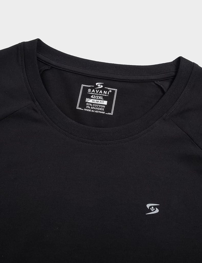 Áo t-shirt nam ngắn tay cổ tròn in sau lưng