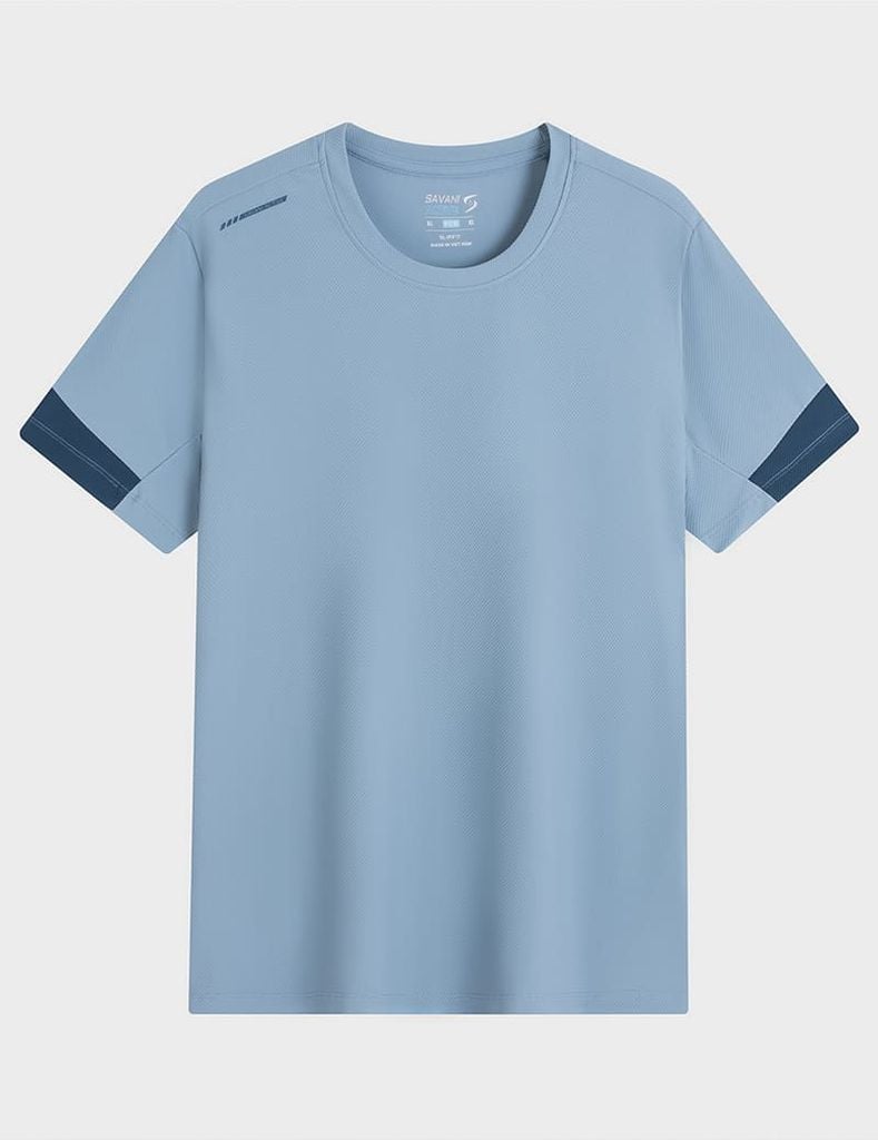 Áo T-shirt nam ngắn tay cổ tròn thể thao