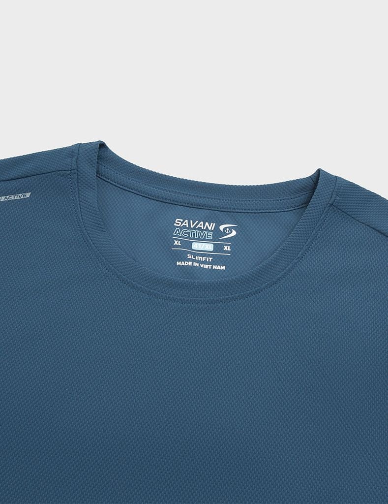 Áo T-shirt nam ngắn tay cổ tròn thể thao