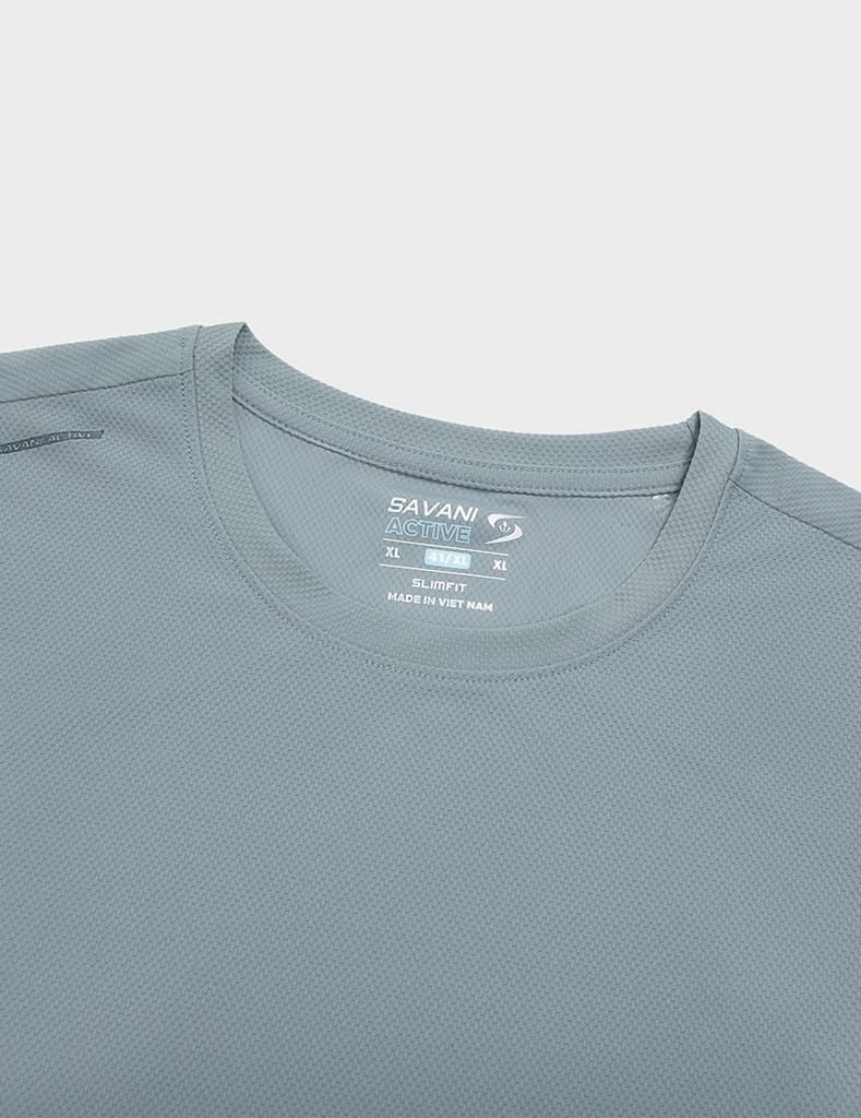 Áo T-shirt nam ngắn tay cổ tròn thể thao
