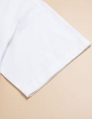 Áo T-shirt nam ngắn tay cổ tròn in trước ngực