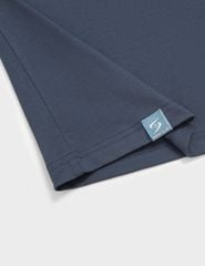 Áo thun ngắn tay cổ tròn in ngực trái dáng casual