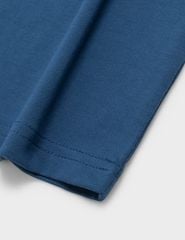 Áo T-shirt nam ngắn tay cổ tròn cổ rib phối khác màu