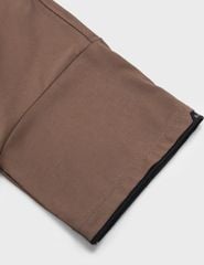 Áo T-shirt nam ngắn tay cổ tròn cổ rib phối khác màu