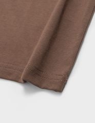 Áo T-shirt nam ngắn tay cổ tròn cổ rib phối khác màu