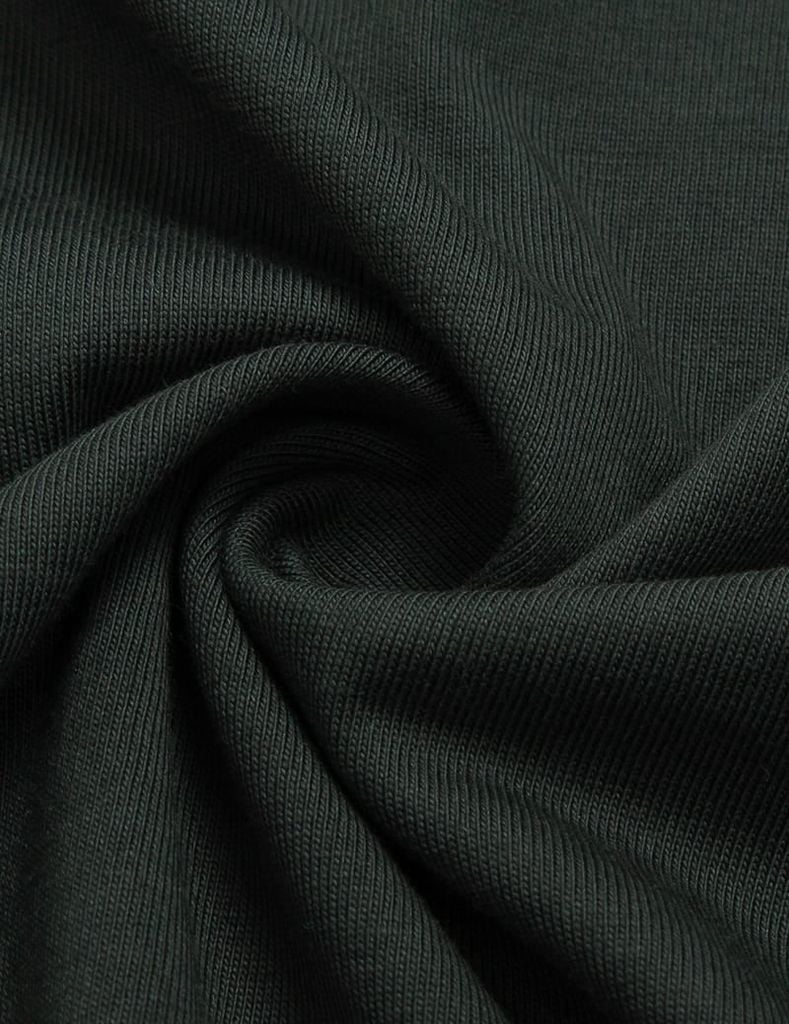Áo T-shirt nam ngắn tay cổ tròn cổ rib phối khác màu