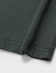 Áo T-shirt nam ngắn tay cổ tròn cổ rib phối khác màu