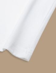 Áo T-shirt nam ngắn tay cổ tròn cổ rib phối khác màu