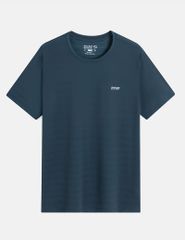 Áo t-shirt nam ngắn tay cổ tròn in logo ngực