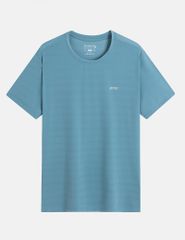 Áo t-shirt nam ngắn tay cổ tròn in logo ngực
