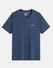 Áo t-shirt nam ngắn tay cổ tròn in logo ngực