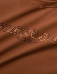 Áo T-shirt nam ngắn tay cổ tròn in mảng trước ngực