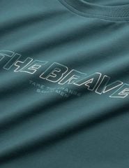Áo T-shirt nam ngắn tay cổ tròn in mảng trước ngực