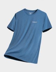 Áo T-shirt nam thể thao ngắn tay cổ tròn vải in hình đốm chéo