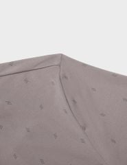 Áo T-shirt nam thể thao ngắn tay cổ tròn vải in hình đốm chéo