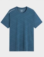 Áo T-shirt nam thể thao ngắn tay hiệu ứng lỗ chéo