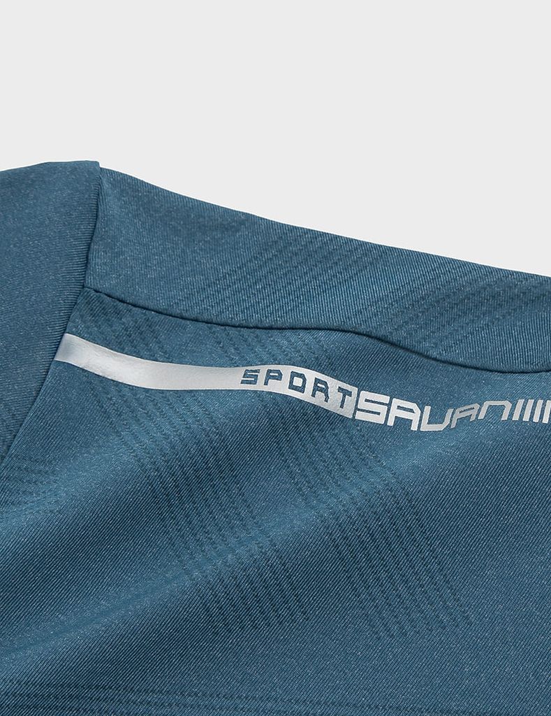 Áo T-shirt nam thể thao ngắn tay hiệu ứng lỗ chéo