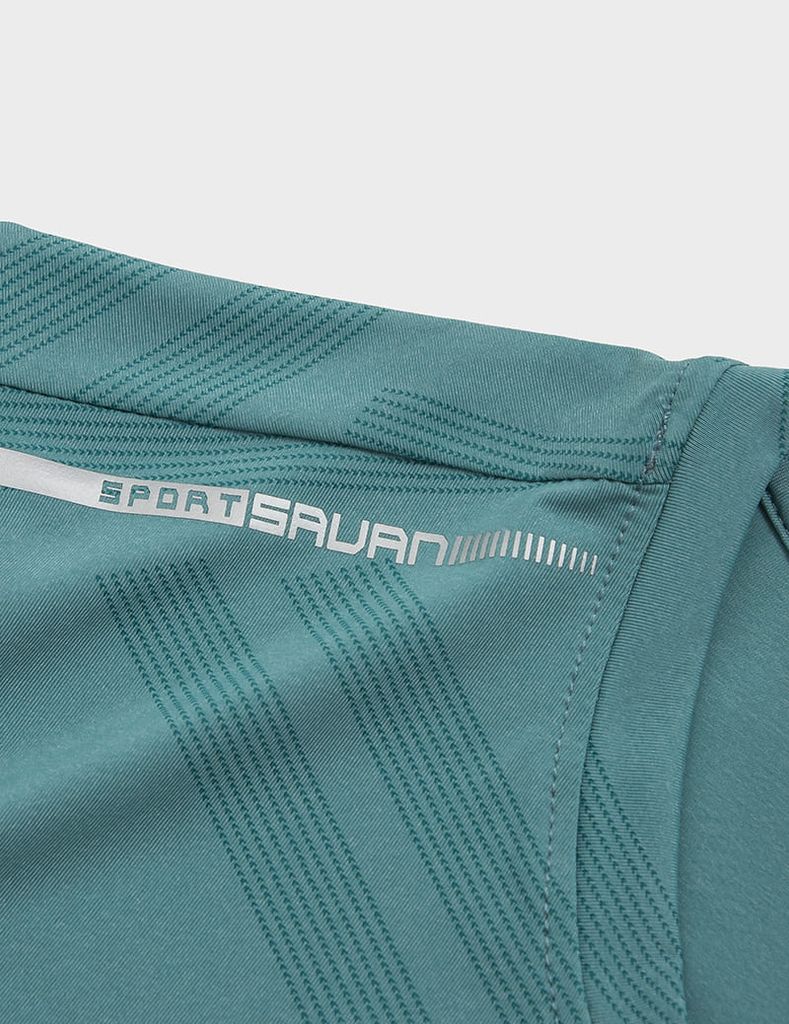 Áo T-shirt nam thể thao ngắn tay hiệu ứng lỗ chéo