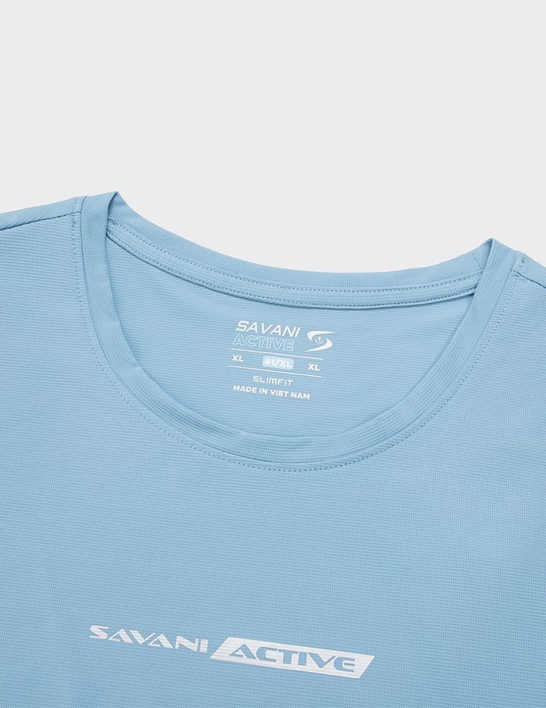 Áo tanktop nam thể thao bo cổ vải chính dáng ôm