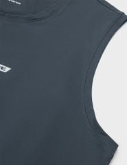 Áo tanktop nam thể thao bo cổ vải chính dáng ôm