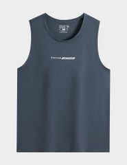 Áo tanktop nam thể thao bo cổ vải chính dáng ôm