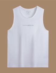Áo tanktop nam thể thao bo cổ vải chính dáng ôm