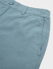 Quần short khaki đũi nam MSO006S4