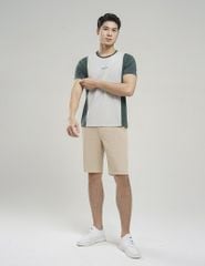Quần short khaki đũi nam MSO006S4