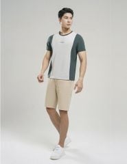 Quần short khaki đũi nam MSO006S4