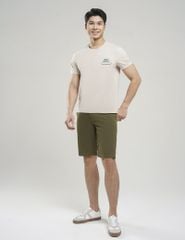 Quần short khaki đũi nam MSO006S4