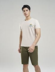 Quần short khaki đũi nam MSO006S4