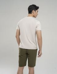 Quần short khaki đũi nam MSO006S4