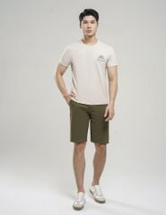 Quần short khaki đũi nam MSO006S4