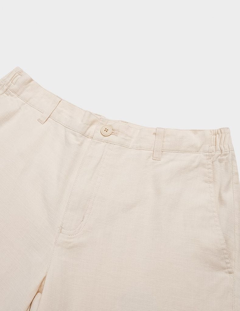 Quần short khaki đũi nam MSO006S4