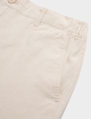 Quần short khaki đũi nam MSO006S4