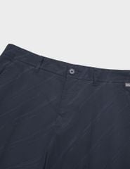 Quần short kaki nam cạp thường họa tiết xước chéo