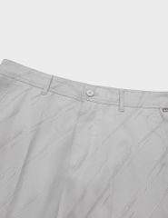 Quần short kaki nam cạp thường họa tiết xước chéo