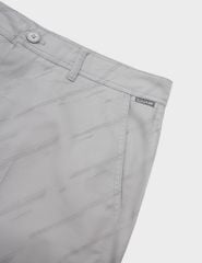 Quần short kaki nam cạp thường họa tiết xước chéo