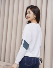 Áo nỉ cổ tròn nữ WAF005W4