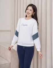 Áo nỉ cổ tròn nữ WAF005W4