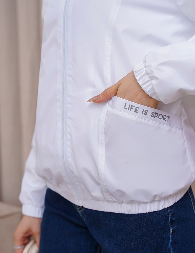 Áo gió mũ nữ WAG008W4