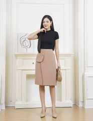 Áo len cổ cao nữ WAL001W4
